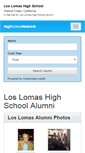Mobile Screenshot of loslomashighschool.com